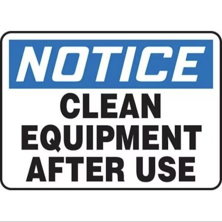 Accuform OSHA NOTICE SAFETY SIGN CLEAN UP MHSK834XT MHSK834XT